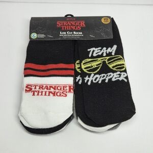Stranger Things Womens Lightweight Low Cut Socks 10 Pairs Size 4-10 Multicolor